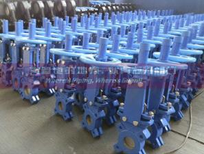 刀閘閥惡劣環境中依然淡定處理！